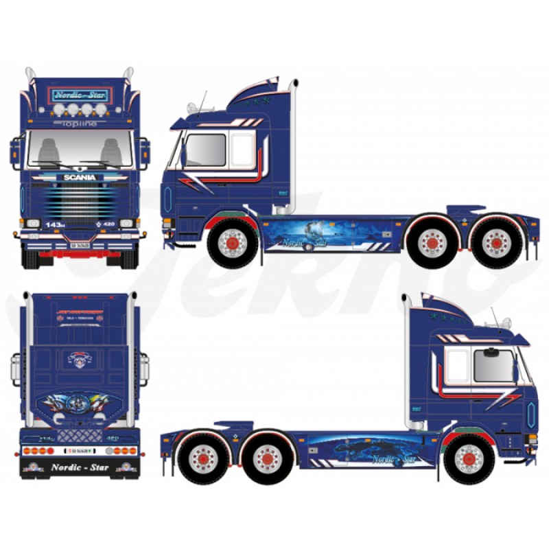 Nordic Star Scania 143-420 3-Series 6x2 1:50 Scale