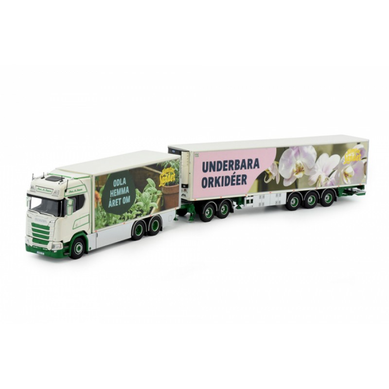 Steen Hansen Scania Next Gen S-Series Highline With Trailer 1:50 Scale