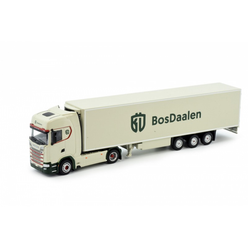 BosDaalen Scania with Refrigerated Trailer 1:87 Scale BosDaalen Scania with Refrigerated Trailer 1:87 Scale