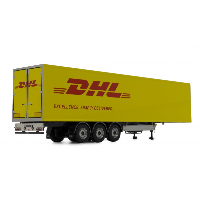 1:32 Pacton Box Trailer, Yellow DHL Design