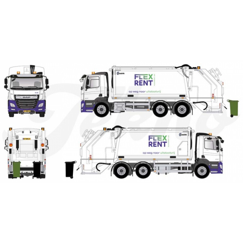 Flex Rent DAF CF Day Cab Garbage Truck Flex Rent DAF CF Day Cab Garbage Truck