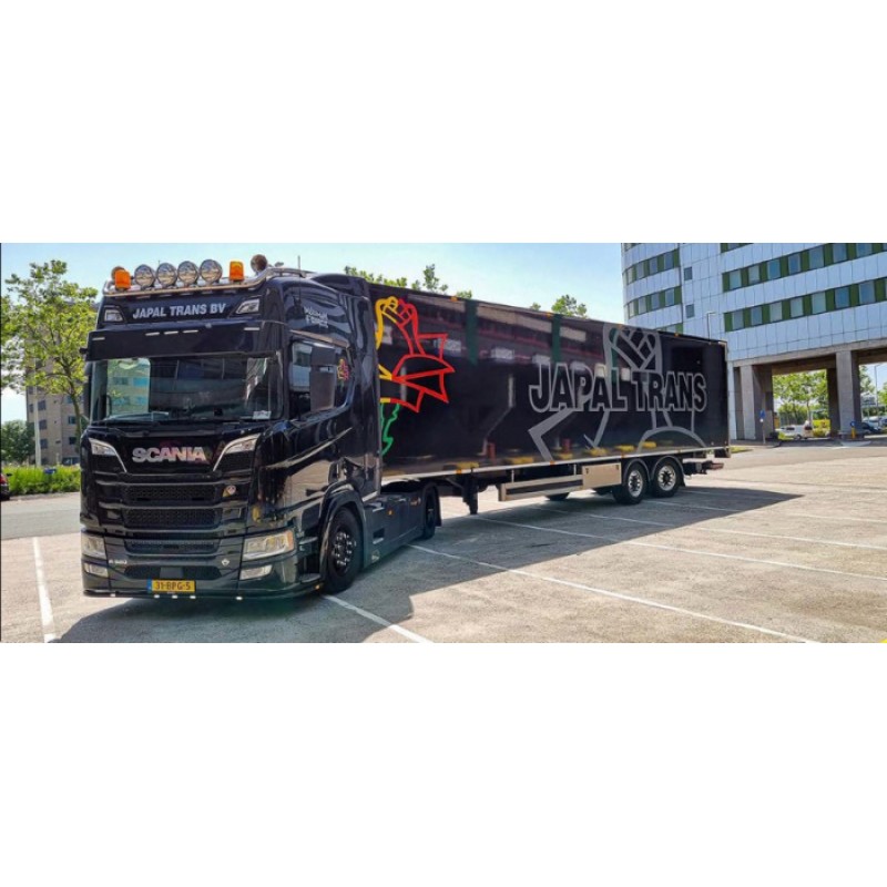 Japal Scania Next Gen R520-V8 with Steered Refrigerated Trailer