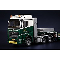 Leenaerts Born Mercedes-Benz Arocs Streamspace 6x4 with Nooteboom MCOS Semi Low loader 4-Axle with Ramps