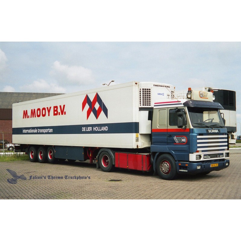 K&B Transport Scania 143-420 With 3-Axle Refrigerated Semi-Trailer
