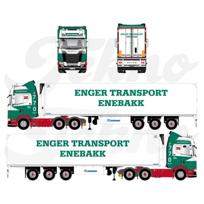 Knut Enger Scania Next Gen S770-V8 Highline & Reefer Trailer
