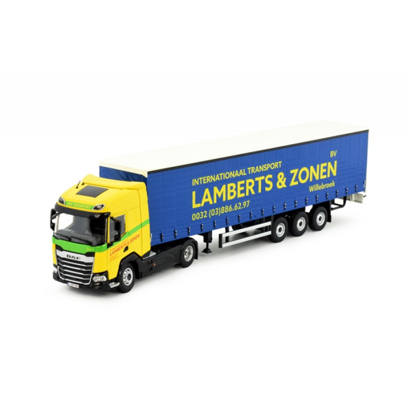 Lamberts DAF XF 4x2 With Curtainside Trailer