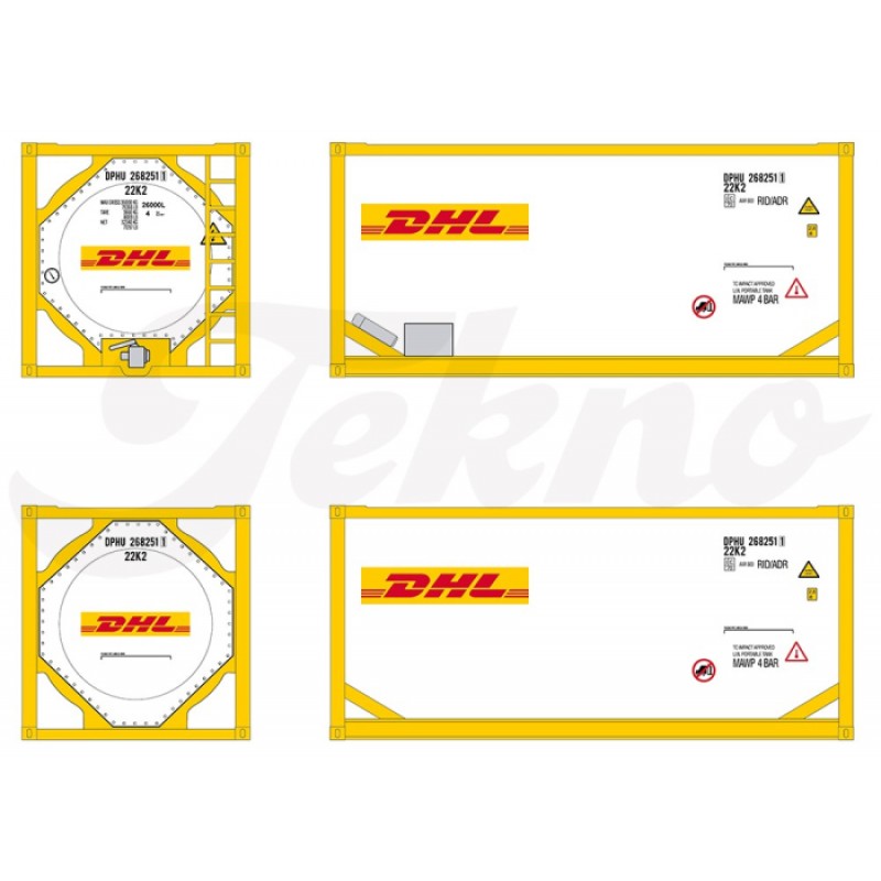 DHL Losse 20ft Iso Tank