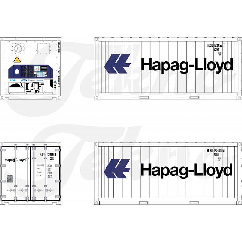 Hapag Lloyd 20ft Reefer Container