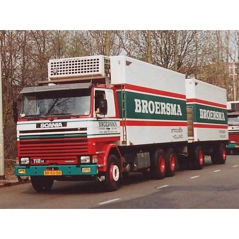 Broersma Scania 112 Rigid Truck with 2-Axle Trailer