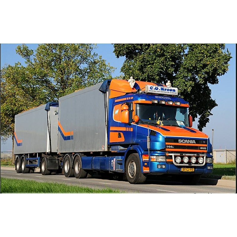 C G Kroon Scania 144L 530 Torpedo Rigid Truck & Trailer