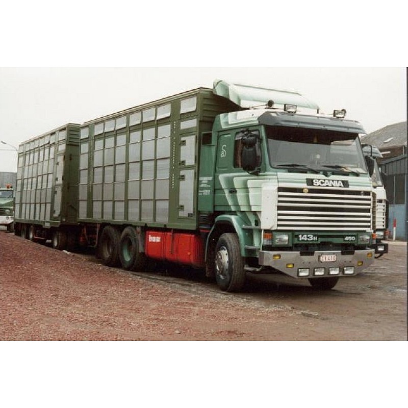 Schoonbroodt & Nibus Scania 3-serie Topline Livestock Truck & Trailer
