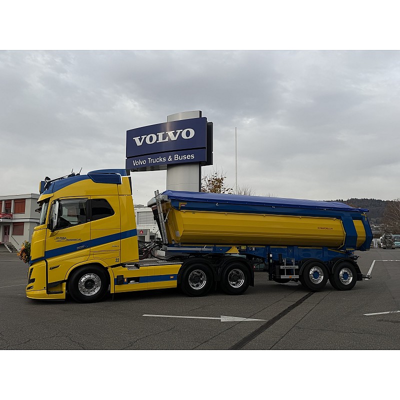 De Paola Volvo FH Aero Globetrotter & Tipper Trailer
