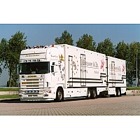 D Brussee en Zn Scania 164 Rigid & Trailer