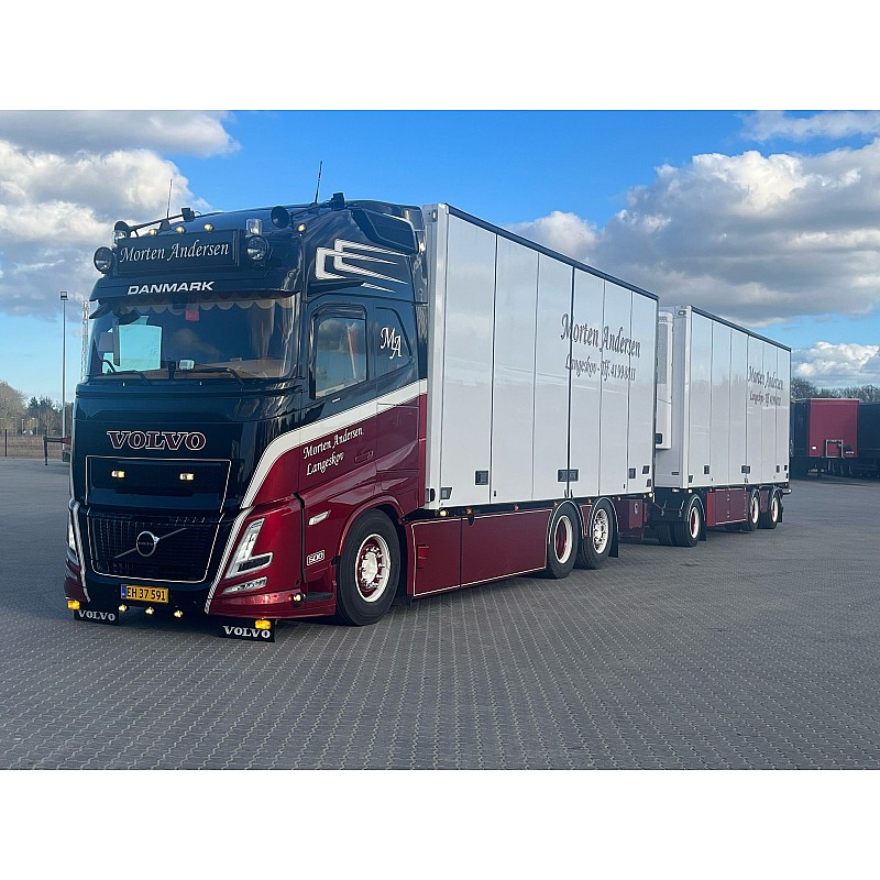Morten Andersen Volvo FH Aero Globetrotter XL Rigid Truck & Trailer