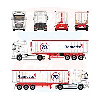 Ramette Group DAF XG & Tipper Trailer