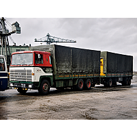 DSV Scania 110 Rigid & Tilt Trailer