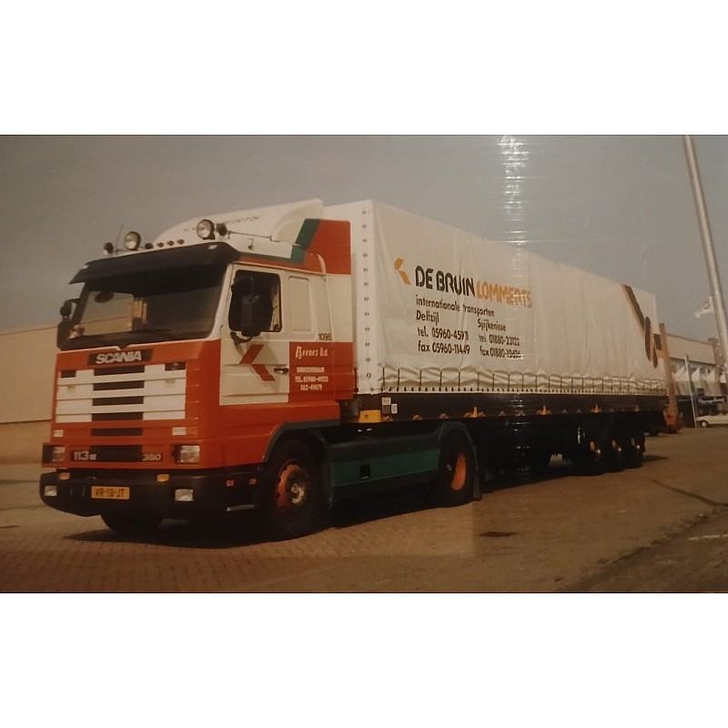 Lommerts Scania 3-Series 113-380 & Curtainside Trailer