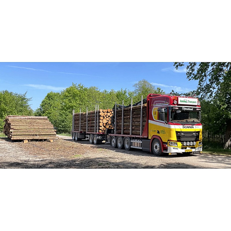 Auning Scania NGR Highline 8x4 Rigid Truck & Trailer