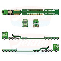 Lars Svith Volvo FH05 Globetrotter XL 8x4 & Lowloader Trailer