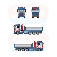 HMF Scania XT 8x2 Skip Container