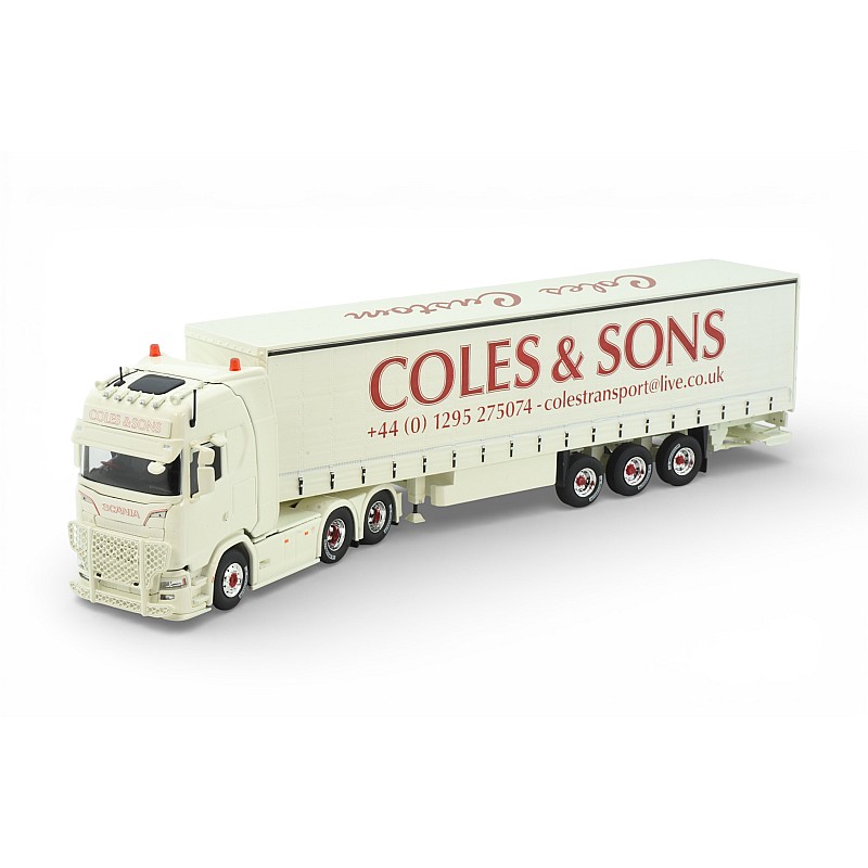 Coles & Sons 'Grease' Scania Next Gen S Series Highline & Curtainside Trailer