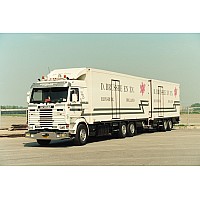 D Brussee en Zn Scania 113 Rigid Truck & Trailer
