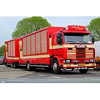 Fleurs van den Eijkel Scania 143-450 4x2 Rigid Truck & Trailer
