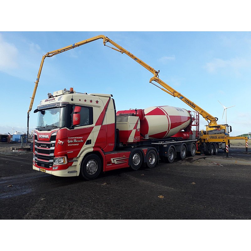 Mussche Transport Scania NGR Concrete Mixer