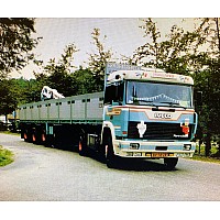 P J Hoogendoorn Iveco Turbostar & Stone Trailer