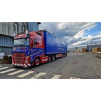 James S Hislop Volvo FH05 Globetrotter XL 6x2 & Curtainside Trailer