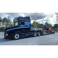 Skoveng Scania Tuft 6x4 & Lowloader Trailer