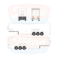 Tekno Basics Double Decker Trailer