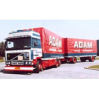 Mogens Nielsen Volvo F12 Globetrotter Rigid Truck & Trailer