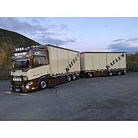 Kaulum Transport Scania NGR Highline 6x2 Rigid Truck & Trailer