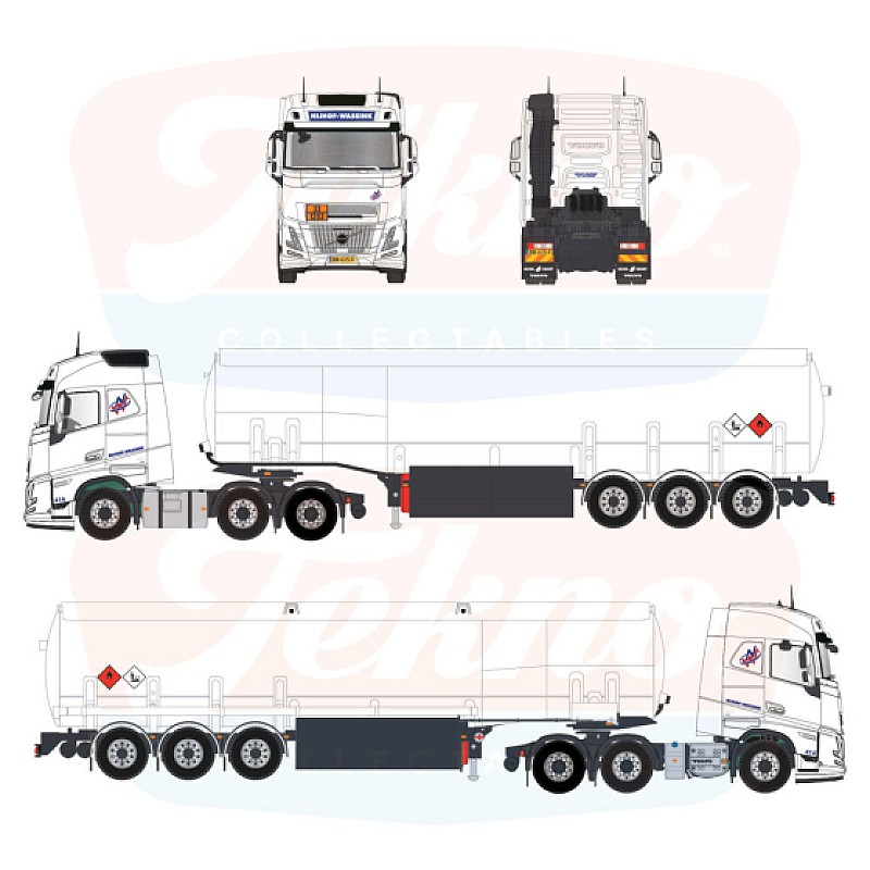 Nijhof Wassink Volvo FH Aero Globetrotter 6x2 & Tanker Trailer Nijhof Wassink Volvo FH Aero Globetrotter 6x2 & Tanker Trailer