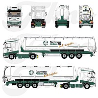 Bachmann DAF XF 4x2 & Silo Trailer