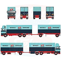 Van Rijn DAF 3300 Topsleeper Rigid Truck & Trailer
