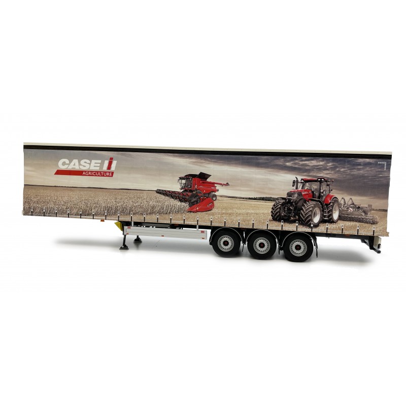 Pacton Curtain Sider Trailer Case IH 1:32 Scale