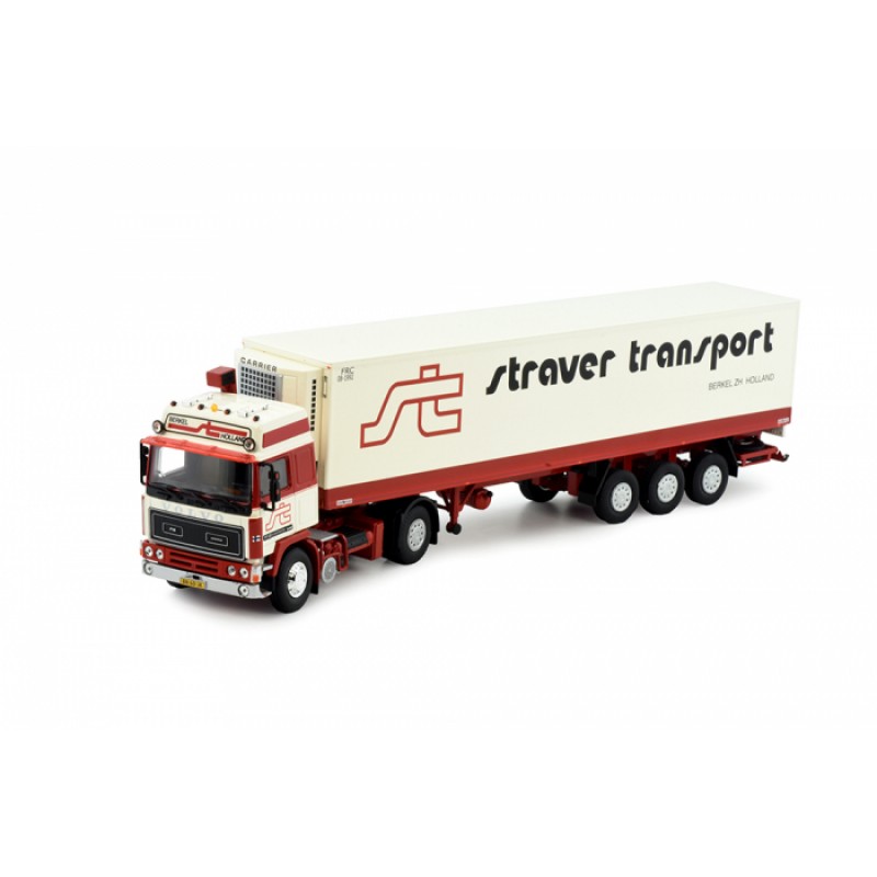 Volvo Straver F12 Globetrotter With 3-Axle Refrigerated Trailer