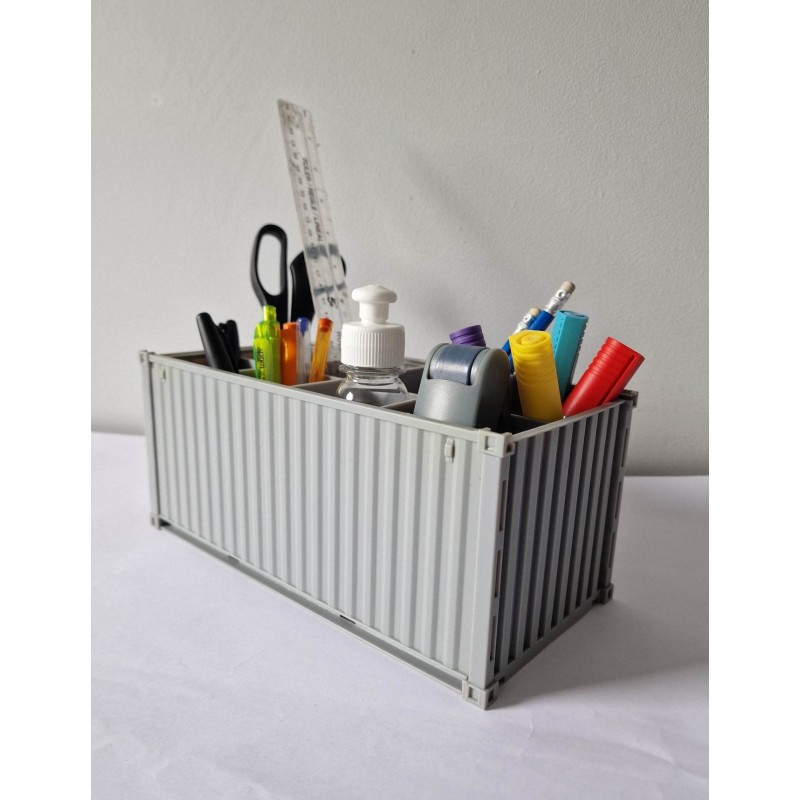Shipping Container Themed Desk Tidy