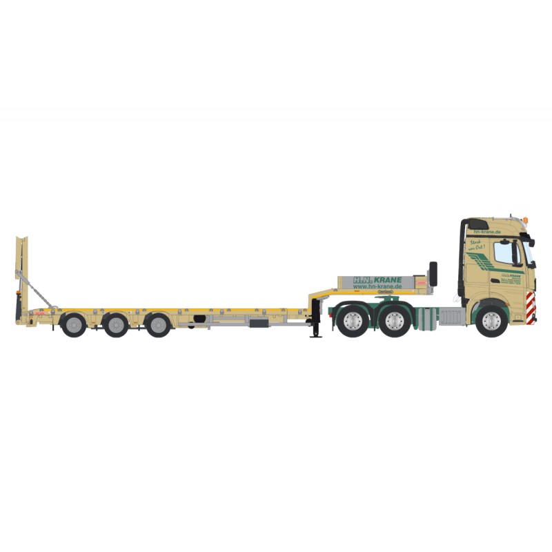 H.N. Krane Mercedes Benz Actros Gigaspace 6X4 With Nooteboom Mcos Semi Low Loader 4 Axle H.N. Krane Mercedes Benz Actros Gigaspace 6X4 With Nooteboom Mcos Semi Low Loader 4 Axle