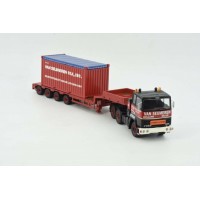 Van Seumeren/Mammoet Ford Transcontinental 6x4 & Lowloader & 20ft Open Topped Container
