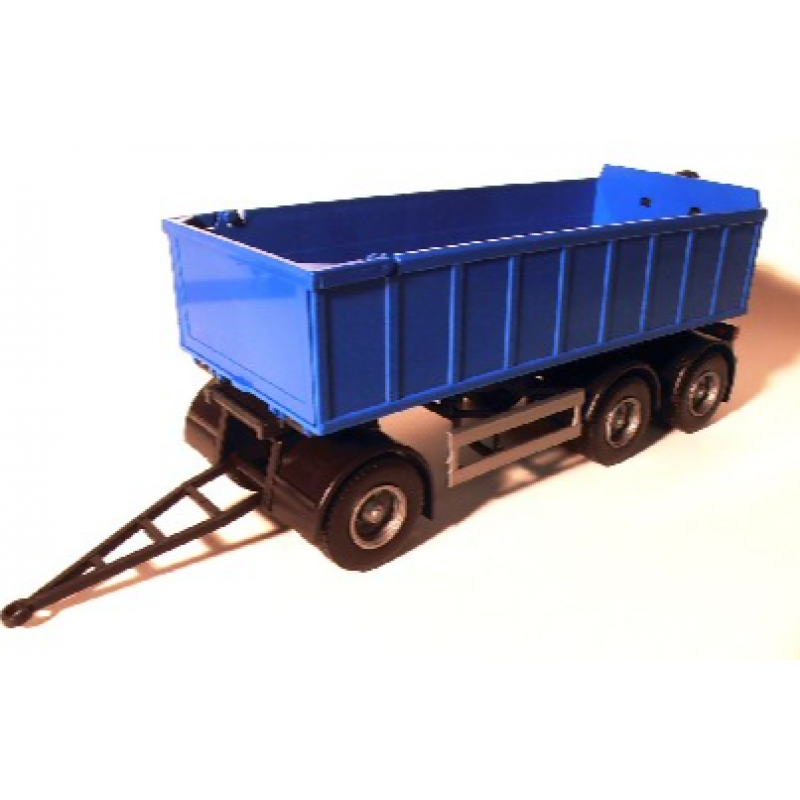 3 Axle Blue Roll Off Container
