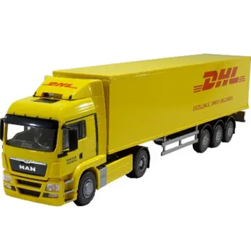 EMEK DHL-MAN TGS LX With Box Trailer