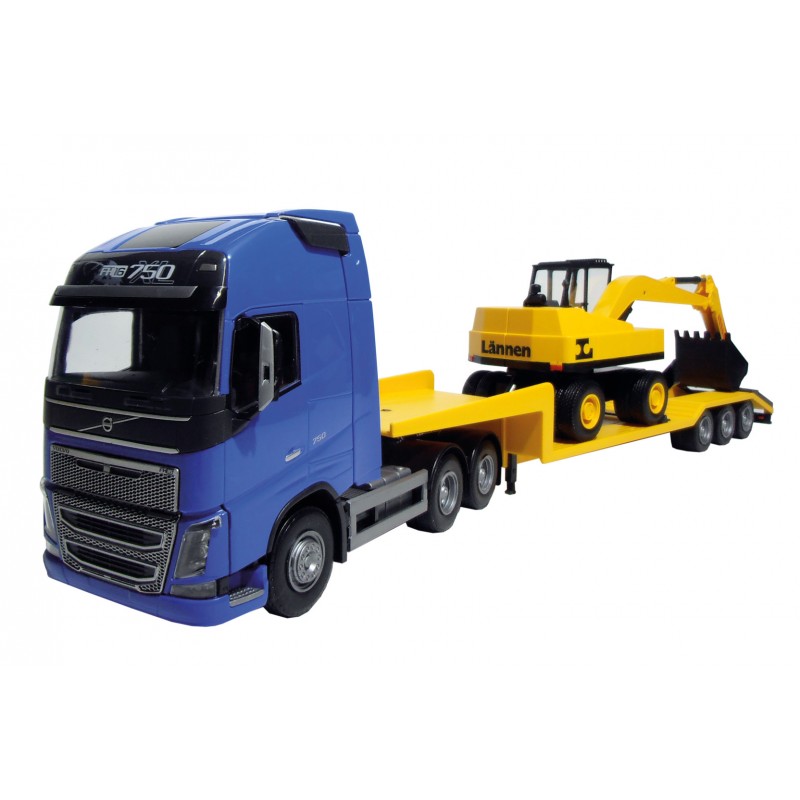 EMEK Volvo FH04 GL Low Loader With Excavator 