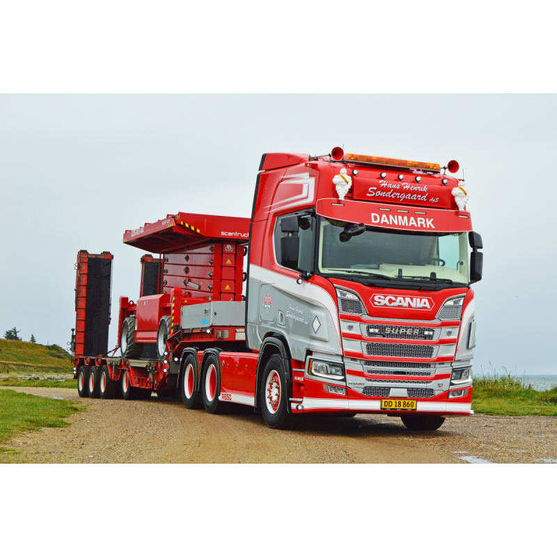 Hans Henrik Sondergaard Scania R  6x4 & Nooteboom MCOS Semi Low Loader