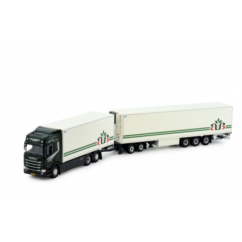 Alex Andersen Scania Next Gen R-Series Highline with Dolly and 3-Axle Refrigerated Trailer