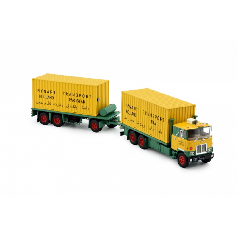 Rynart Transport Mack F700 Drawbar Trailer & 2 20Ft Containers