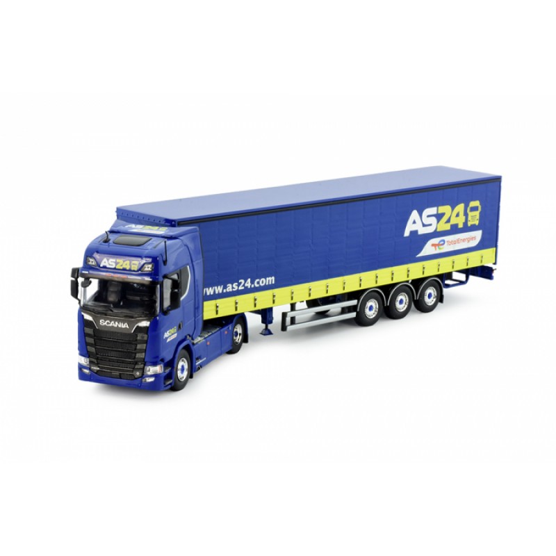 AS24 Scania S-series Next Gen Highline 4x2 & Curtainside Semi Trailer