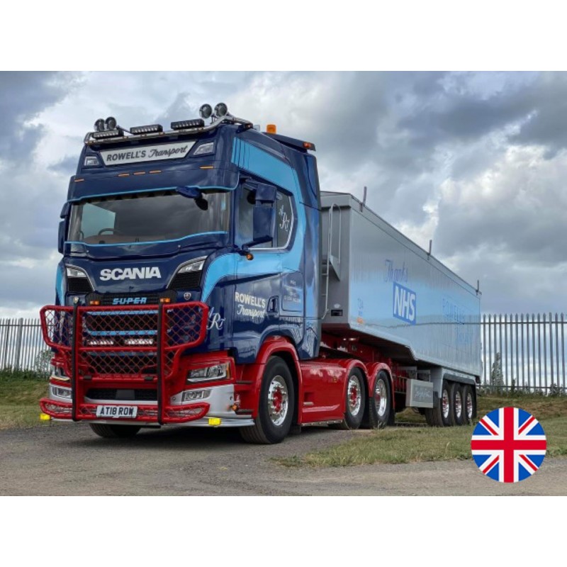 Rowell'S Transport Scania Next Gen S-Series Highline With Tipping Trailer Rowell'S Transport Scania Next Gen S-Series Highline With Tipping Trailer
